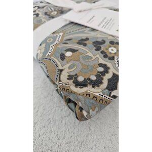 Pottery Barn MacKenna Percale Sham 300 Thread Count Standard Size 26x20 Blue & B